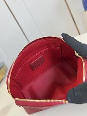 LOUIS VUITTON | Cosmetic Pouch PM Dark Red - 5