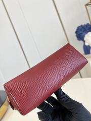 LOUIS VUITTON | Cosmetic Pouch PM Dark Red - 4