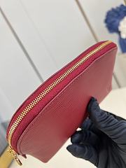 LOUIS VUITTON | Cosmetic Pouch PM Dark Red - 3
