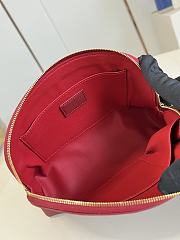 LOUIS VUITTON | Cosmetic Pouch MM Dark Red - 6