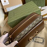 GUCCI | Gucci 1955 Horsebit Shoulder Bag In Brown - 6