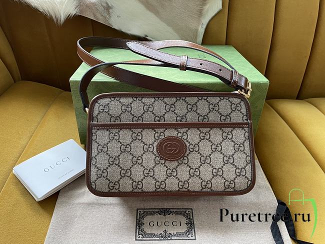 GUCCI |  Mini Bag With Interlocking G Brown - 1