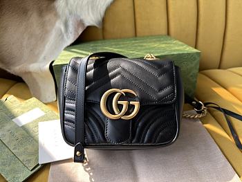 GUCCI | GG Marmont Mini Shoulder Bag Black
