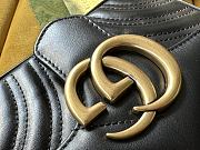 GUCCI | GG Marmont Mini Shoulder Bag Black - 2