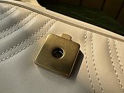 GUCCI | GG Marmont Mini Shoulder Bag White - 3