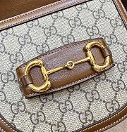 GUCCI | Mini Horsebit 1955 Shoulder Bag Brown  - 6