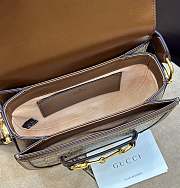 GUCCI | Mini Horsebit 1955 Shoulder Bag Brown  - 4