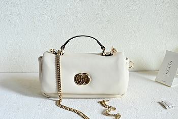 GUCCI | GG Milano small top handle bag In White