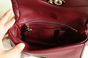 GUCCI | GG Milano small top handle bag In Burgundy - 6