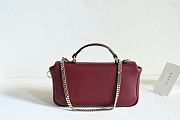 GUCCI | GG Milano small top handle bag In Burgundy - 4