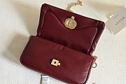 GUCCI | GG Milano small top handle bag In Burgundy - 3