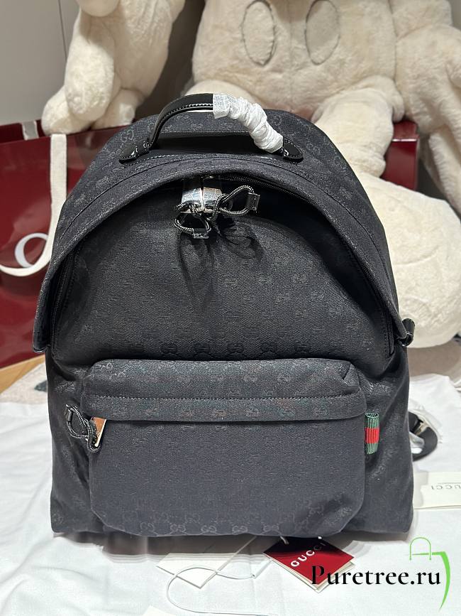 GUCCI | GG canvas medium backpack in black - 1