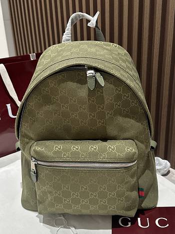 GUCCI | GG canvas medium backpack in green
