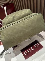 GUCCI | GG canvas medium backpack in green - 5