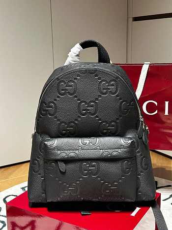 GUCCI | GG jumbo medium backpack in black GG leather