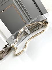 BVLGARI | Silver Calf leather Serpenti Baia Shoulder Bag - 4