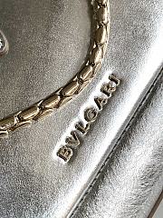 BVLGARI | Silver Calf leather Serpenti Baia Shoulder Bag - 2