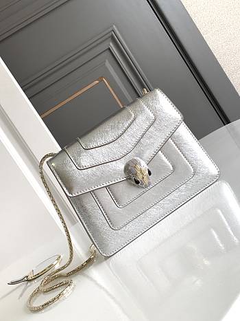 BVLGARI | Serpenti Forever Bolso Bandolera In Silver