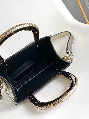 BVLGARI | Serpentine mini tote bag in golden pony - 3