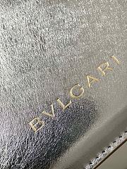 BVLGARI | Serpentine mini tote bag in silver - 6