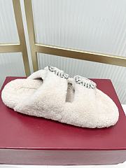 Roger Vivier classic double-diamond-buckle wool slippers 02 - 4