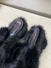 FENDI | Open-Toe Lounge Slippers Black - 4
