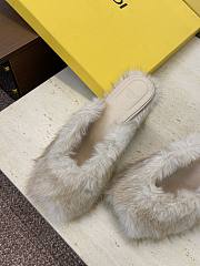 FENDI | Open-Toe Lounge Slippers White - 5