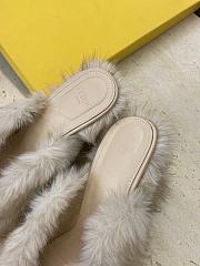 FENDI | Open-Toe Lounge Slippers White - 4