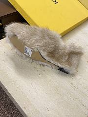 FENDI | Open-Toe Lounge Slippers White - 2