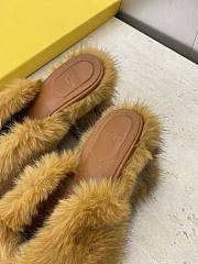 FENDI | Open-Toe Lounge Slippers Yellow - 3