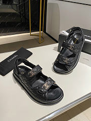 Chanel Sandals In Black - 6