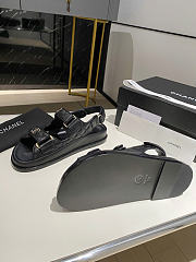 Chanel Sandals In Black - 5