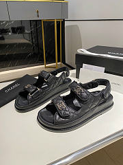 Chanel Sandals In Black - 4