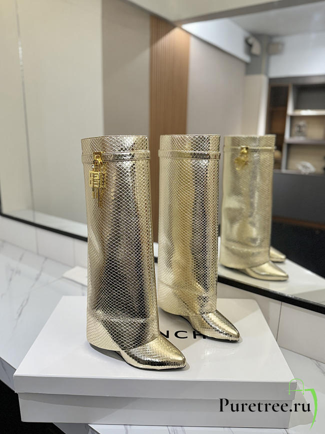 GIVENCHY | Shark Lock Padlock Ankle Boots 10 - 1