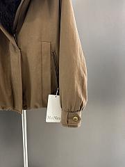 Maxmara fall/winter fur and goose down jacket in brown - 4
