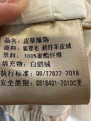 Maxmara fall/winter fur and goose down jacket in white - 2