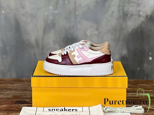 Fendi Match Chinese Valentine’s Day Limited Edition platform low-tops - 1