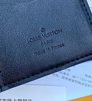 LOUIS VUITTON | Pocket Organizer Taurillon Monogram leather blue - 2