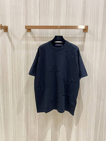 LOUIS VUITTON | Floral Knit Short Sleeve 