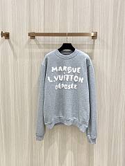 LOUIS VUITTON | new wool yarn embroidered sweatshirt - 1