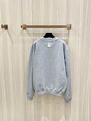 LOUIS VUITTON | new wool yarn embroidered sweatshirt - 6