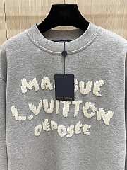 LOUIS VUITTON | new wool yarn embroidered sweatshirt - 4
