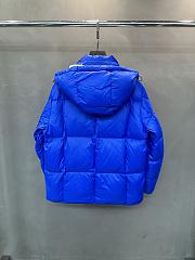 MONCLER | SERFANTO Down Jacket In Iridescent Blue - 4