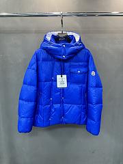 MONCLER | SERFANTO Down Jacket In Iridescent Blue - 2