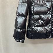 Moncler Glareins Slim Waist Cable Knit Women's Down Jacket Black - 4