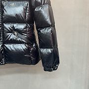 Moncler Glareins Slim Waist Cable Knit Women's Down Jacket Black - 2
