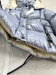 Moncler parana down jacket in blue - 3