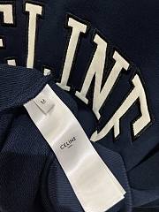 CELINE | slogan patch sweatshirt dark blue - 3