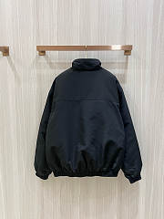 BALENCIAGA | Cocoon Kick padded zippered jacket in black - 4