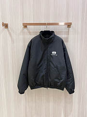 BALENCIAGA | Cocoon Kick padded zippered jacket in black - 2